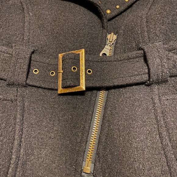 Women’s Guess black studded jacket. Size medium. - Picture 3 of 6